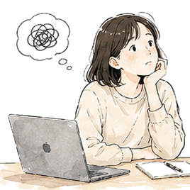 悩む学生